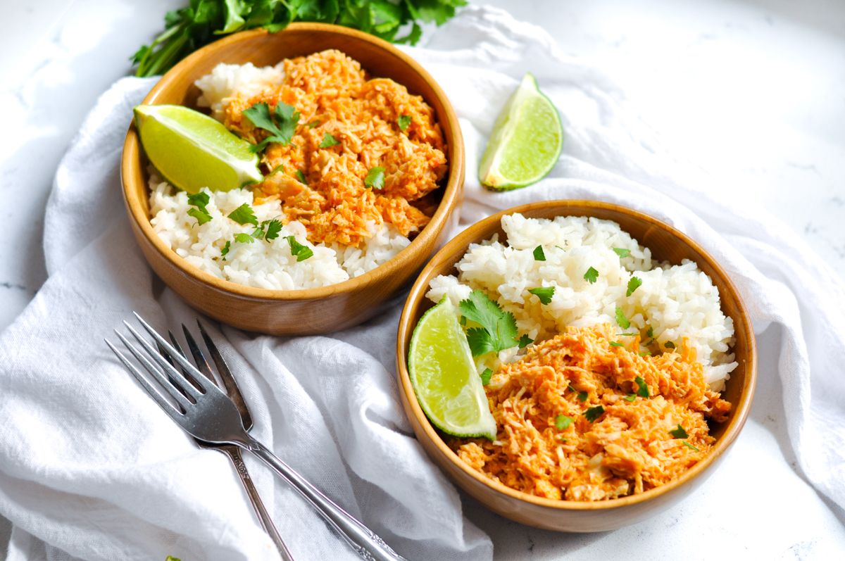 Instant pot chicken online salsa rice